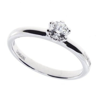 Damiani - Anelli Veramore - Oro Bianco - Diamante