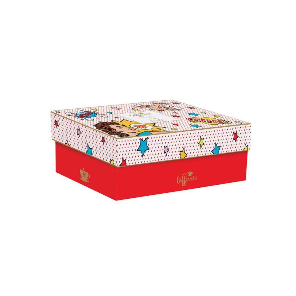 Easy Life - Set 2 Tazze Pop Art - 240 Ml - Porcellana