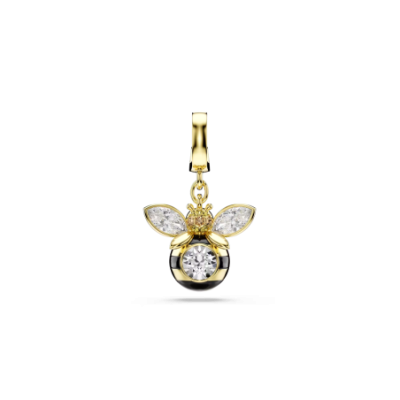 Charm Idyllia Taglio misto, Ape, Multicolore, Placcato color oro