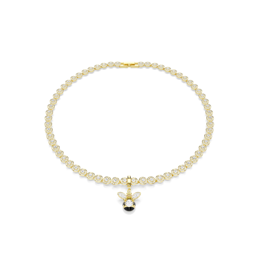 Charm Idyllia Taglio misto, Ape, Multicolore, Placcato color oro