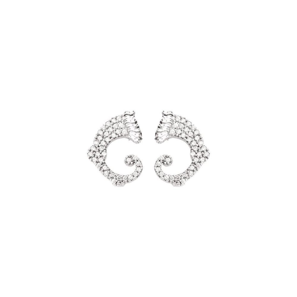 Orecchini Drago E Zirconi Small - Spadafora