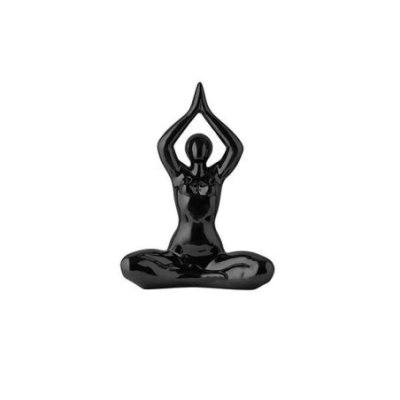 Love Tiffani - Donna Yoga Grande - Ceramica - Nero