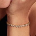 Bracciale Cuori con Tre Pietre