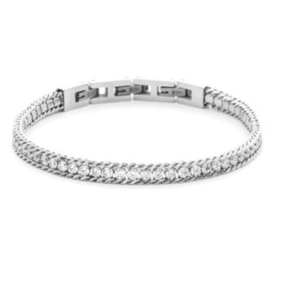 4Us Cesare Paciotti - Bracciale Tennis - Acciaio