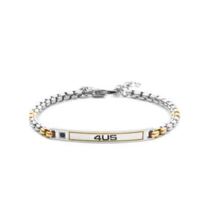 4Us Cesare Paciotti - Bracciale Uomo - Acciaio