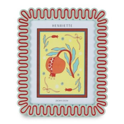 Henriette - Cornice Snake - Resina - Rosso