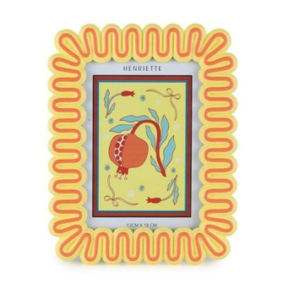 Henriette - Cornice Snake - Resina - Arancione