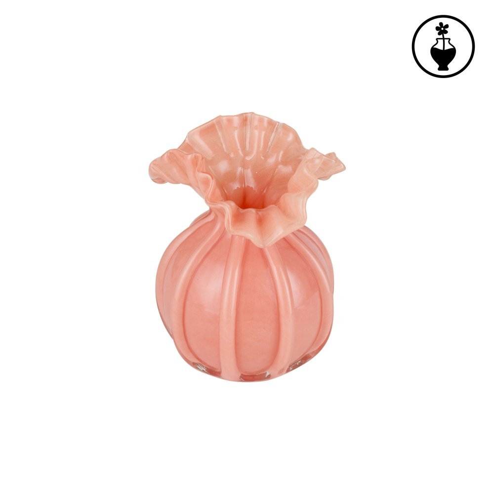 Vaso Nervature M - Vetro - Rituali Domestici