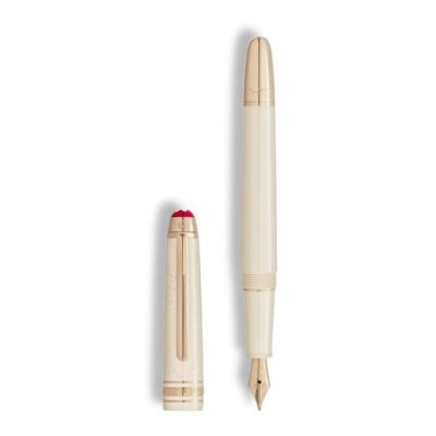 Montblanc - Stilografica Meisterstück - Resina Avorio - Oro