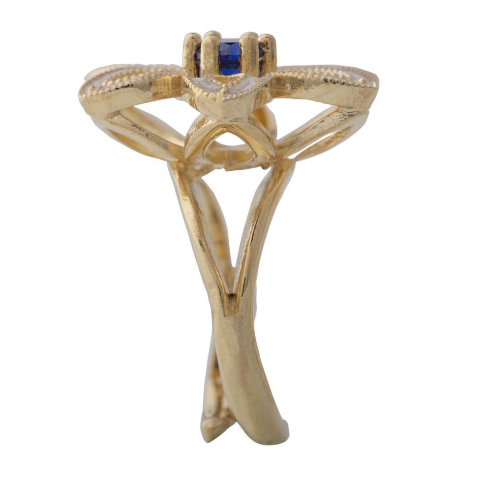 Anello Royale Polvere Di Perle Blu - Spadafora