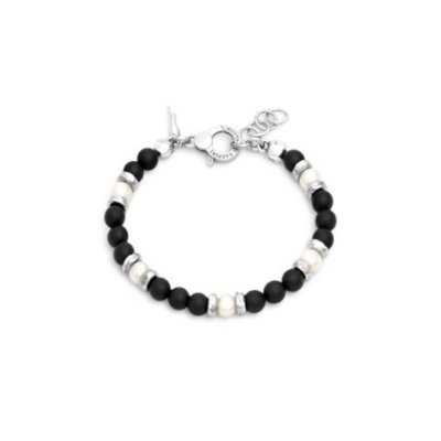Giovanni Raspini - Bracciale Tango - Grafite - Perle