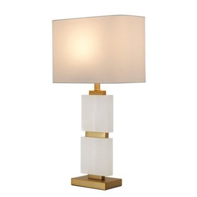 Henriette - Lampada Alabastro - Metallo - Alabastro