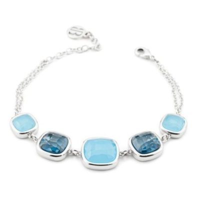 Boccadamo - Bracciale Xb1010T - Cristalli Azzurro