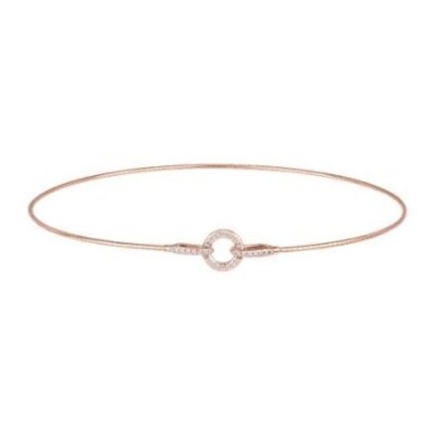 Chantecler - Collana Choker - Oro Rosa - Diamanti