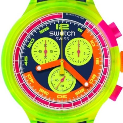 Swatch - Neon To The Max Pay! - Orologio Retro