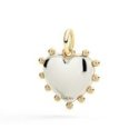 Dodo - Ciondolo Cuore - Oro Giallo - Malachite