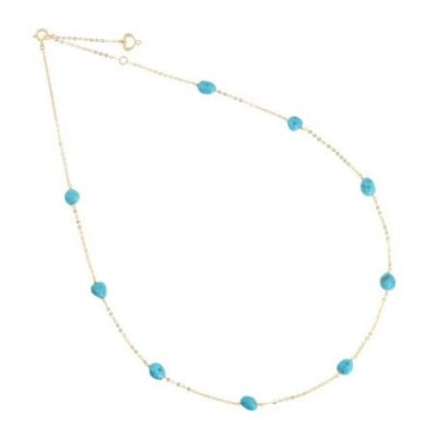 Maman Et Sophie - Girocollo 18Kt - Turchese