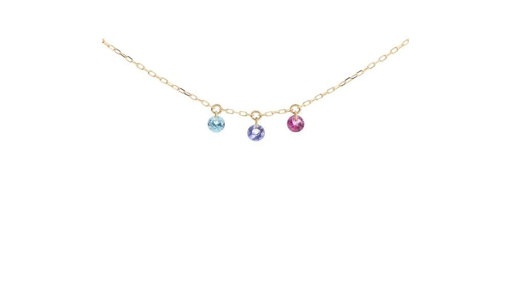 Maman Et Sophie - Girocollo 18Kt - Pietre Nude