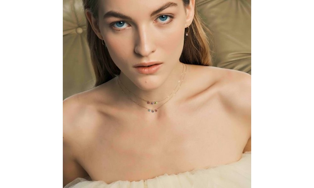 Maman Et Sophie - Girocollo Pietre Nude - Oro 18Kt