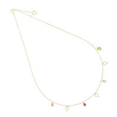 Maman Et Sophie - Girocollo Drops - Oro 18Kt - Multicolor