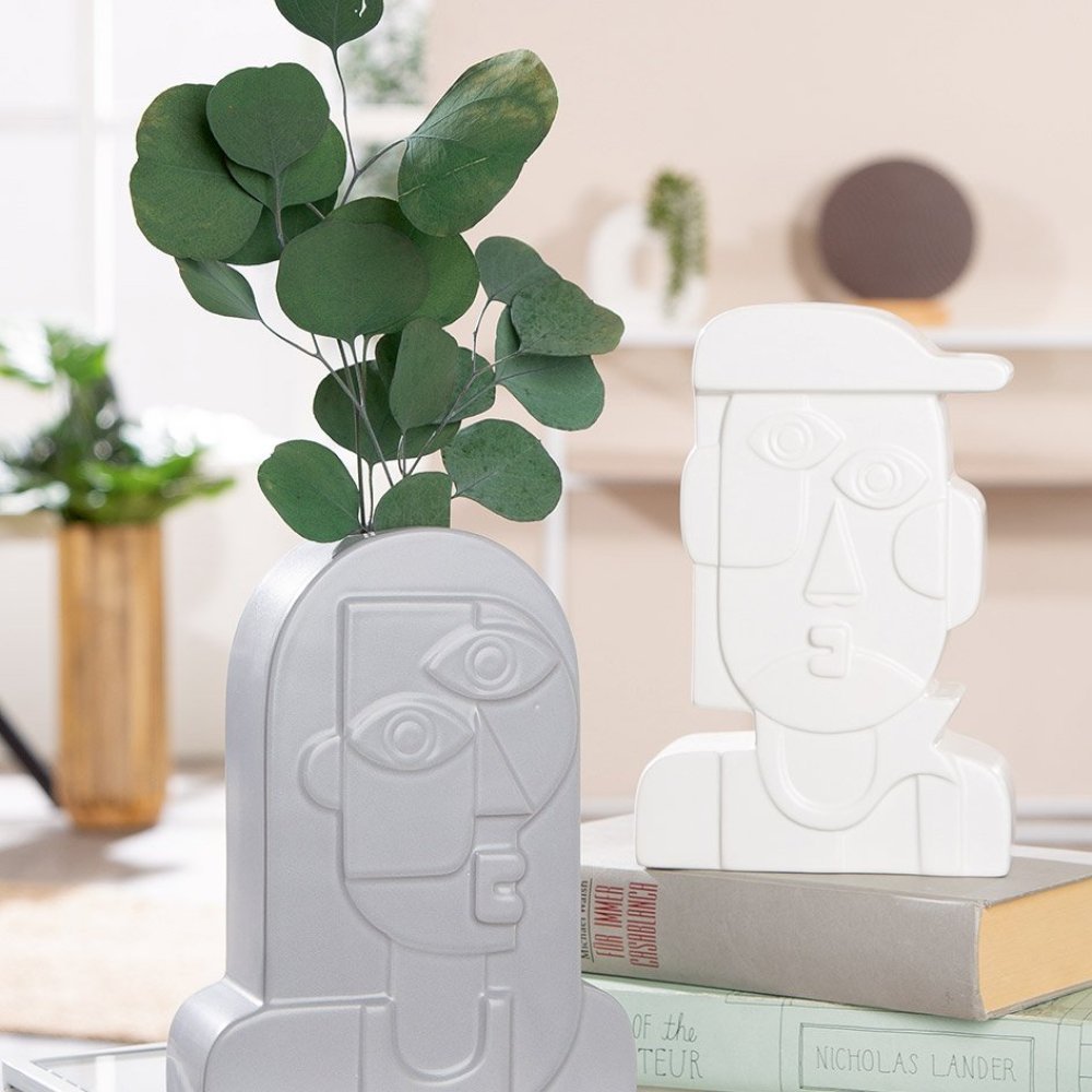 Gilde - Vaso Visibile - Ceramica - Bianco