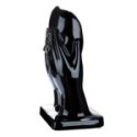 Gilde - Figura Testa 'Nichts Sehen' - Ceramica - Nero