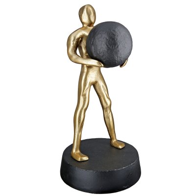 Gilde - Scultura Palla - Alluminio - Colore Oro