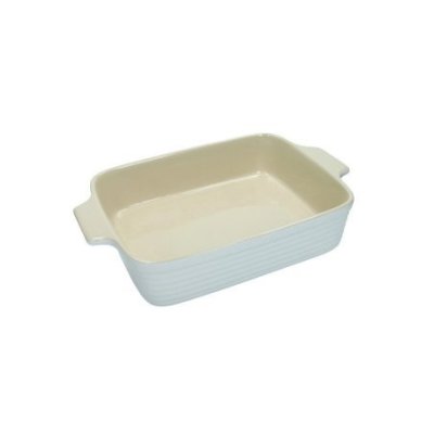 Brandani - Pirofila Bianca C/Manici - Stoneware