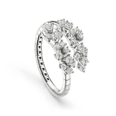 Damiani - Anello Mimosa Flexi - Oro Bianco - Diamante
