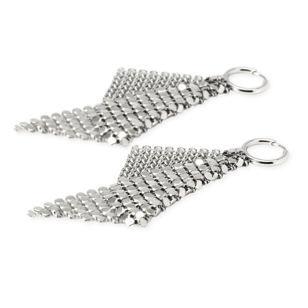 Kidult - Orecchini 139 - Acciaio 316L - Catena Disco