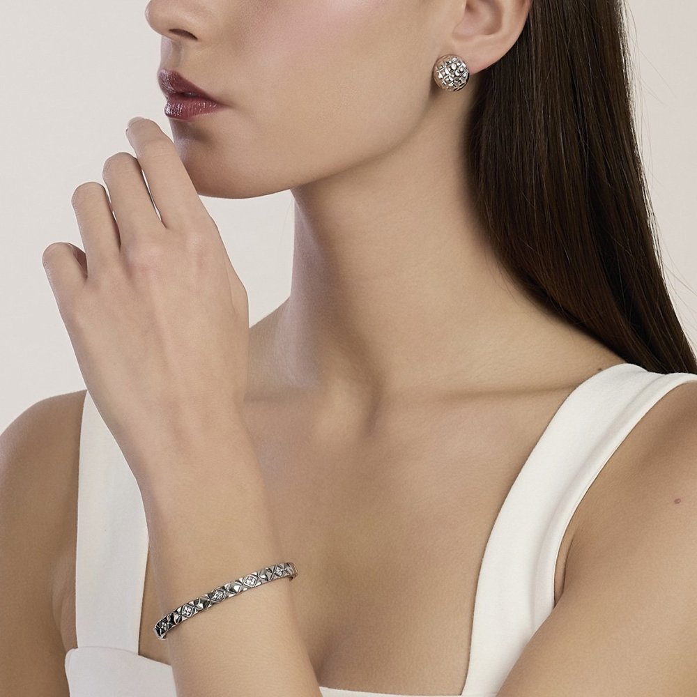 Kidult - Orecchini In Acciaio 316L - Matelassé