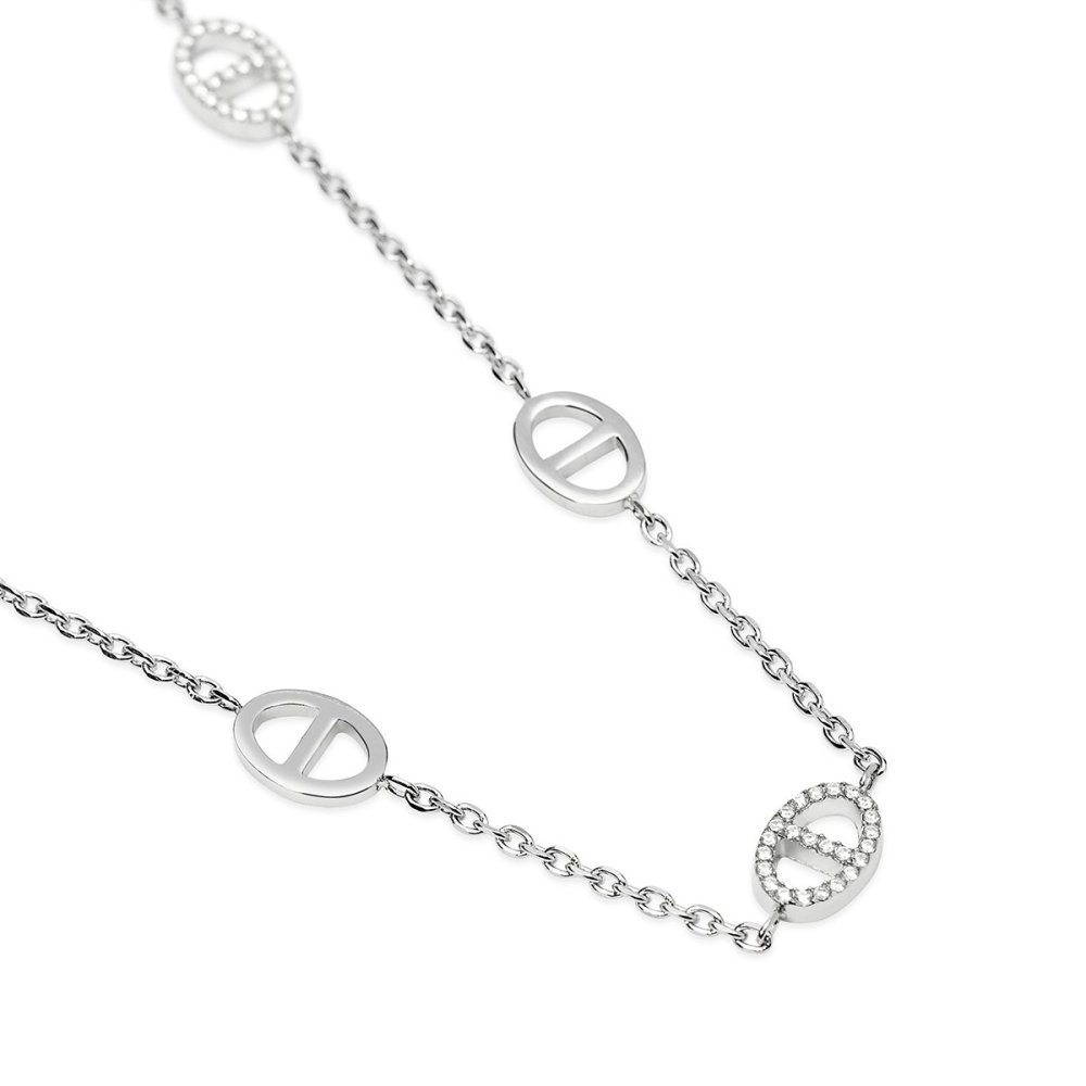 Kidult - Girocollo In Acciaio 316L - Cristalli