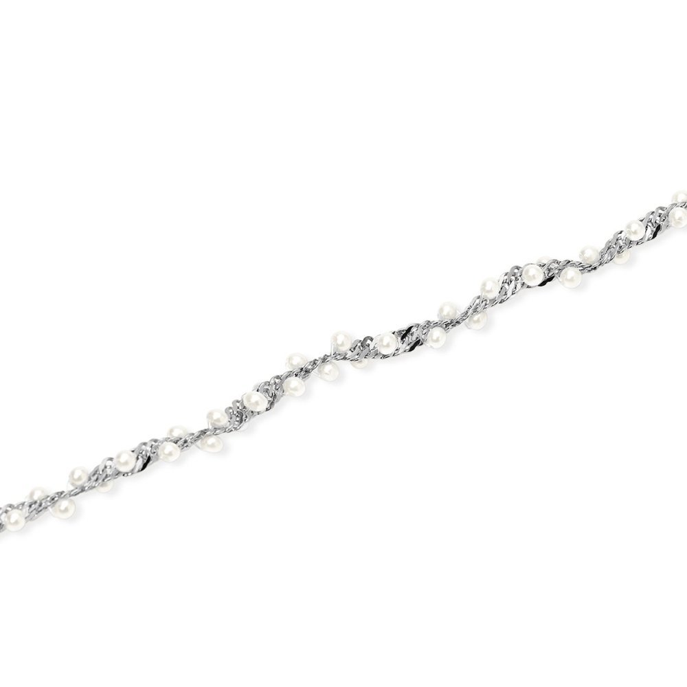 Kidult - Bracciale In Acciaio - Perle Conchiglia