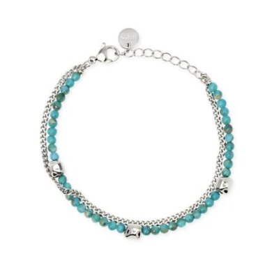 Kidult - Bracciale In Acciaio 316L - Turchese