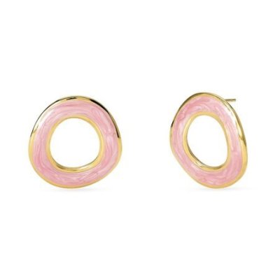 Kidult - Orecchini In Acciaio - Pvd Giallo - Smalto