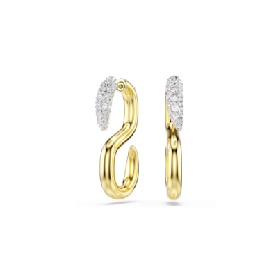 Swarovski - Orecchini Dextera - Bianchi - Mix Di Finiture