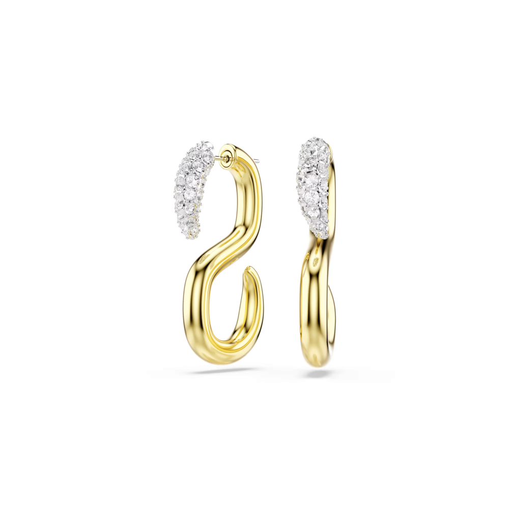 Swarovski - Orecchini Dextera - Bianchi - Mix Di Finiture