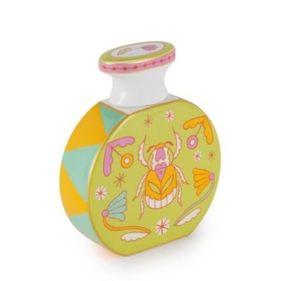 Henriette - Bottiglia Scarabeo - Porcellana - Multicolor