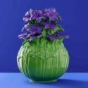 Werner Vos - Vaso Verano - Verde-Viola - Ceramica