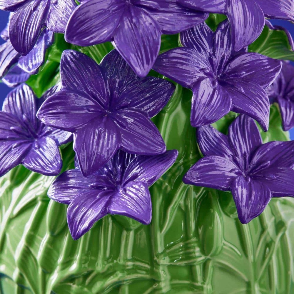 Werner Vos - Vaso Verano - Verde-Viola - Ceramica