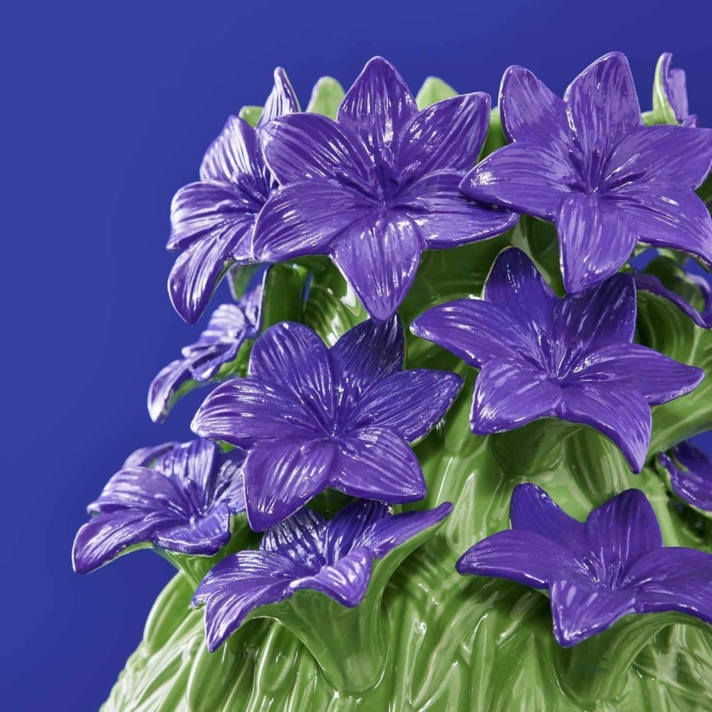 Werner Vos - Vaso Verano - Verde-Viola - Ceramica