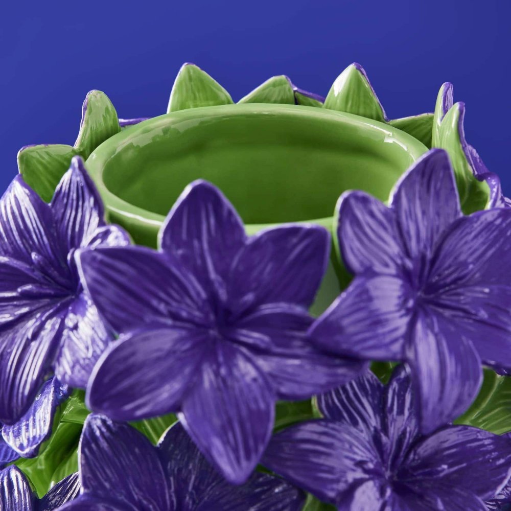 Werner Vos - Vaso Verano - Verde-Viola - Ceramica