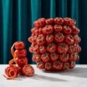 Werner Vos - Vaso Pomodori L - Rosso - Ceramica