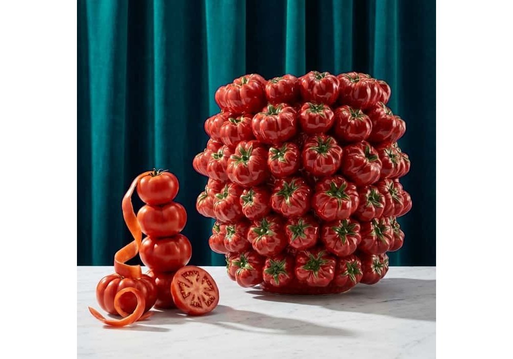Werner Vos - Vaso Pomodori L - Rosso - Ceramica