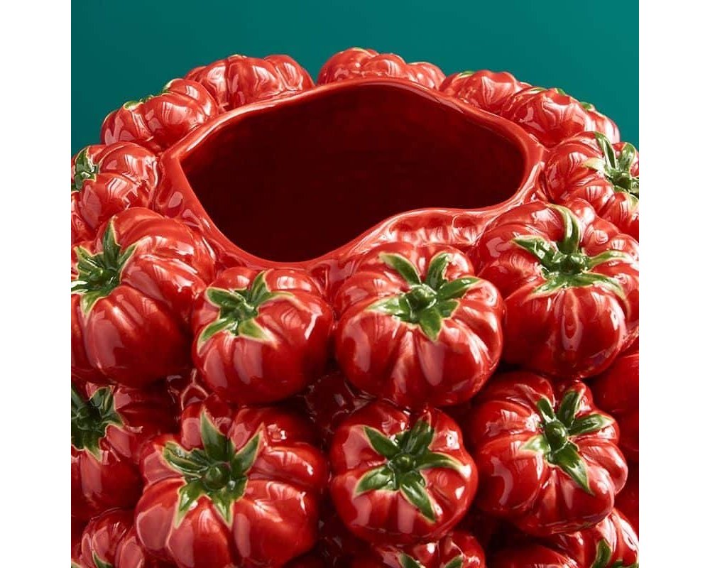Werner Vos - Vaso Pomodori L - Rosso - Ceramica
