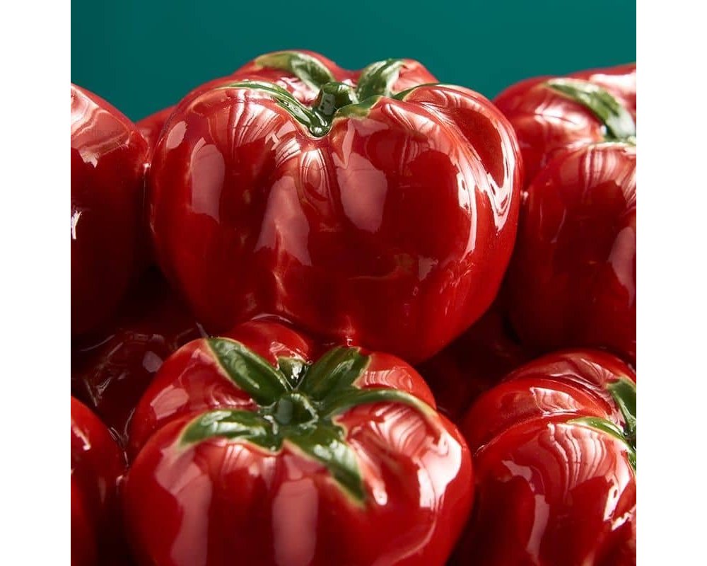 Werner Vos - Vaso Pomodori L - Rosso - Ceramica