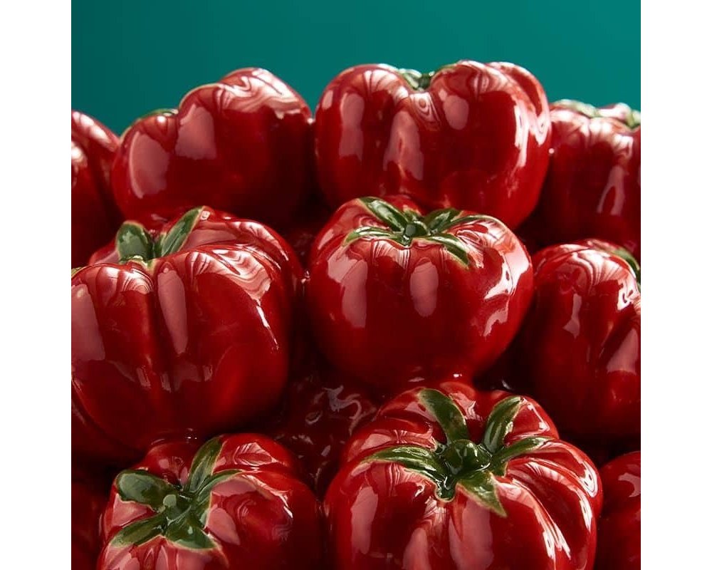 Werner Vos - Vaso Pomodori L - Rosso - Ceramica