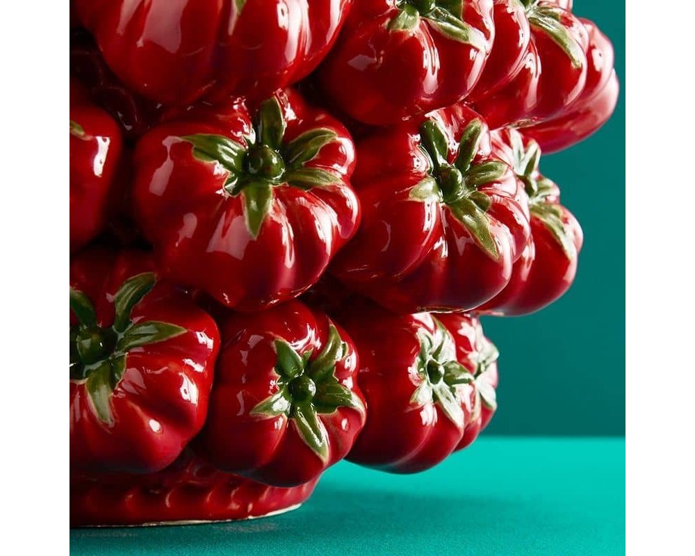 Werner Vos - Vaso Pomodori L - Rosso - Ceramica