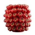 Werner Vos - Vaso Pomodori L - Rosso - Ceramica