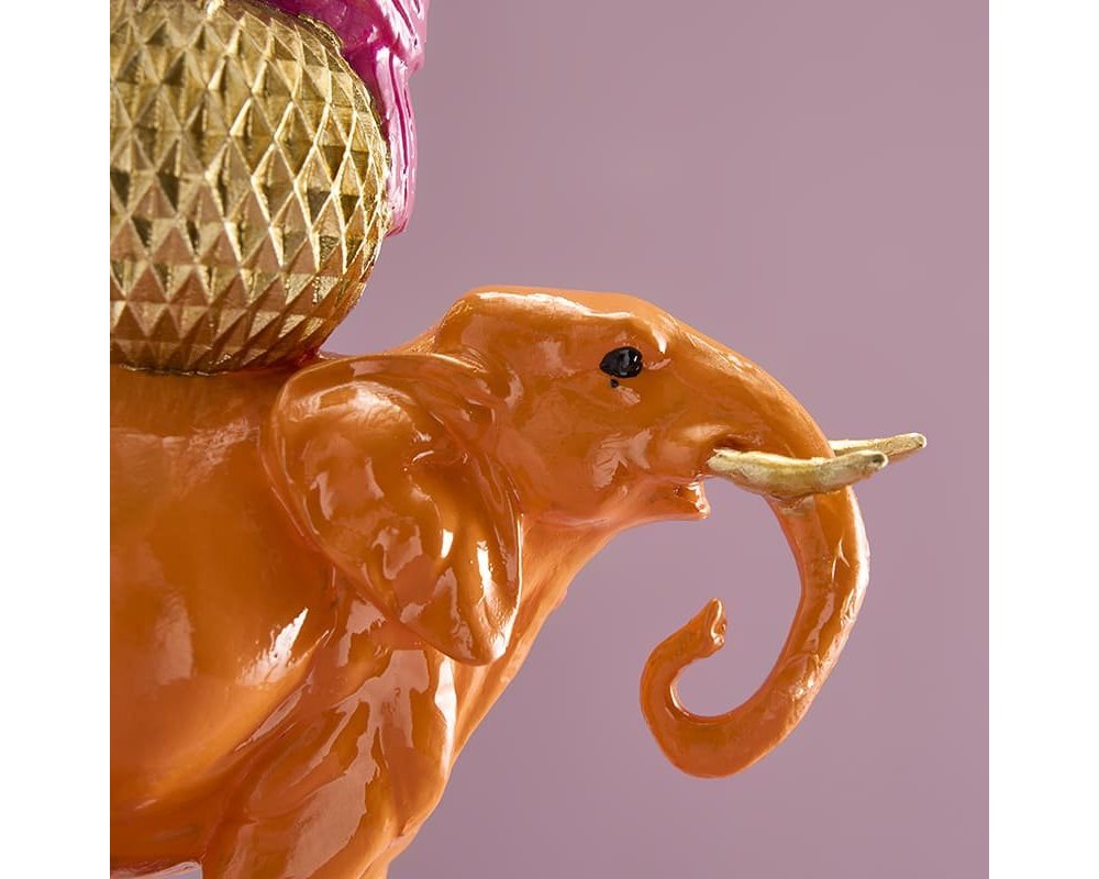 Werner Vos - Candelabro Elefante - Dipinto A Mano